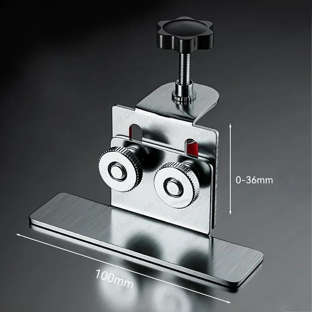 Dowel Jig Kit - Klem Penyelarasan Kabinet Kayu Bahan Stainless