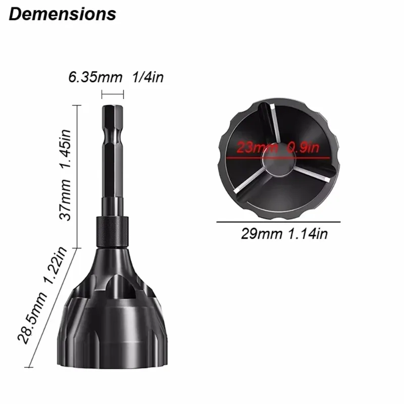 Tools In Electrical Workshop - Mata Bor Chamfering Hex Shank Tiga
