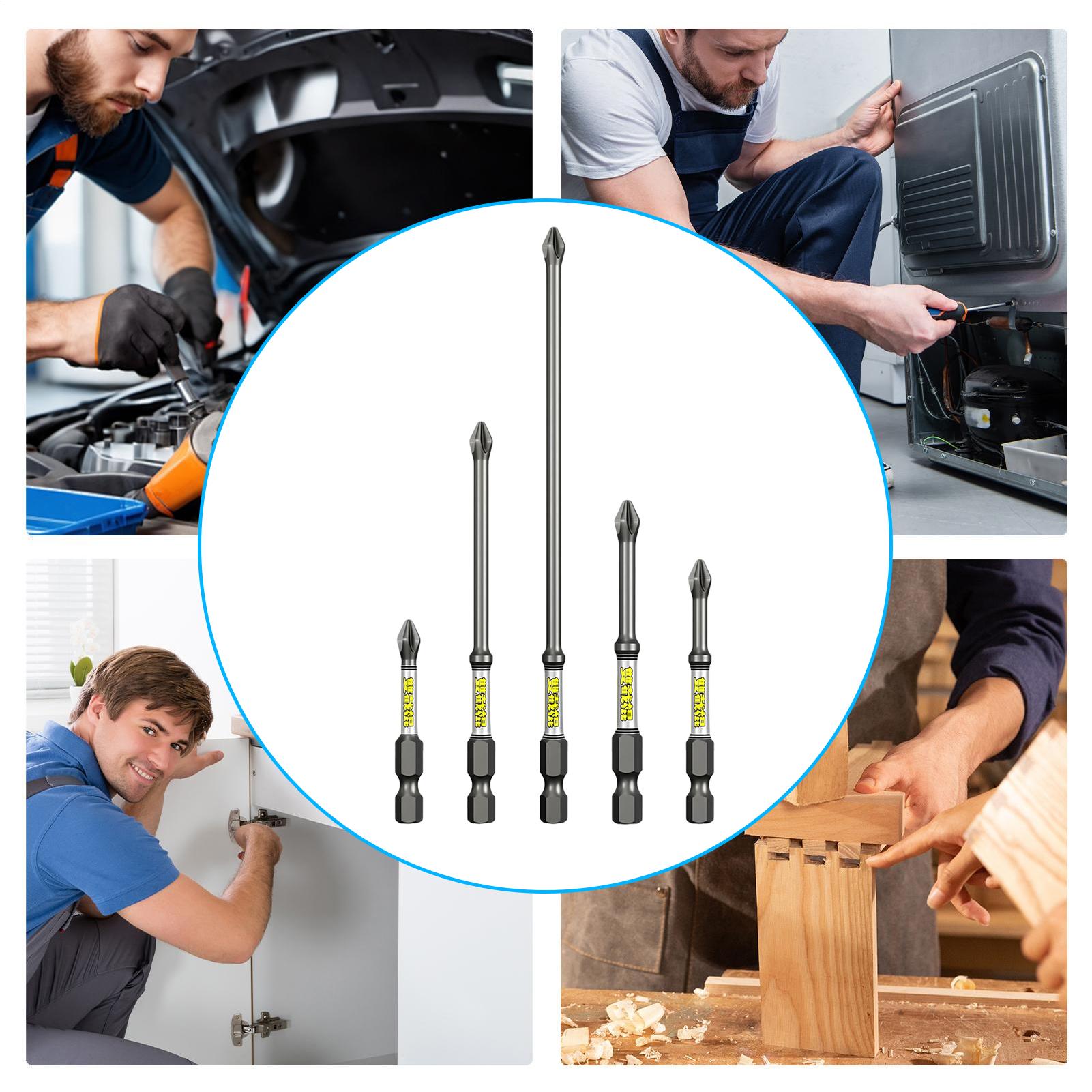 Set Mata Bor Obeng 5 Buah, Set - Tools Workshop ulasan dan harga