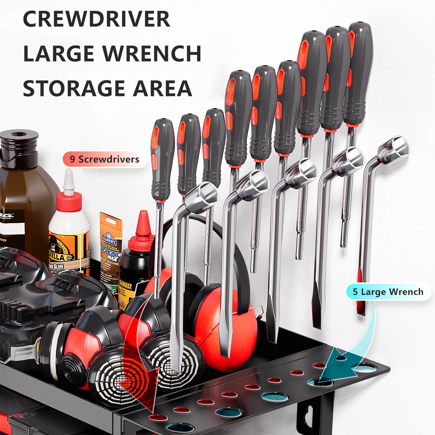 Rak Perkakas Listrik yang Dipa - Tools In Electrical Workshop ulasan dan harga