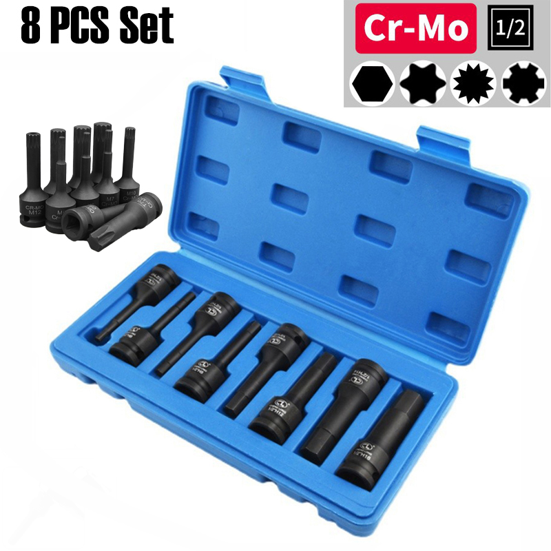 Set Kunci Soket 1/2 inci 8 pcs - Hand Tools Maintenance Workshop ulasan dan harga