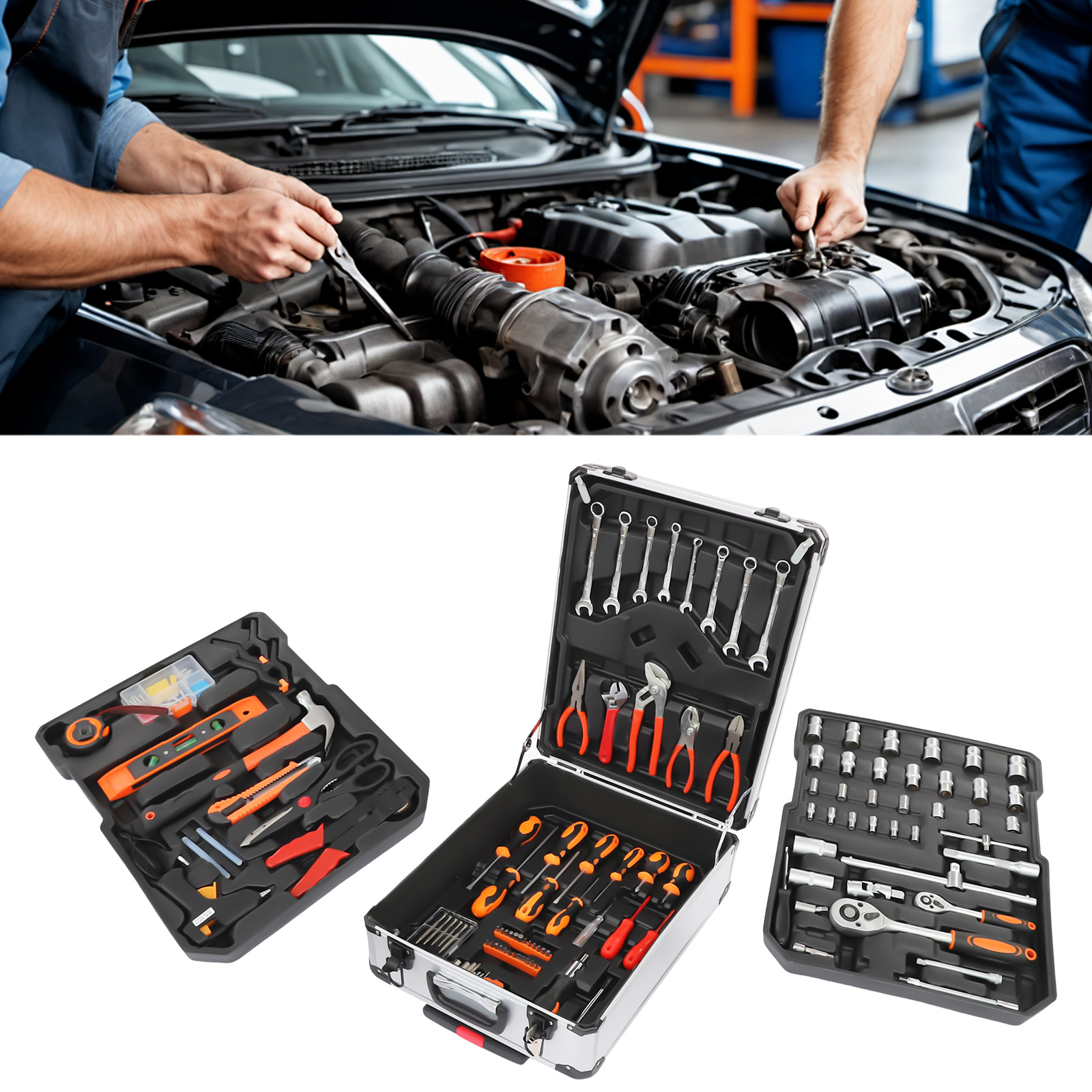 187PCS Perangkat Perkakas Repa - Hand Tools Maintenance Workshop ulasan dan harga