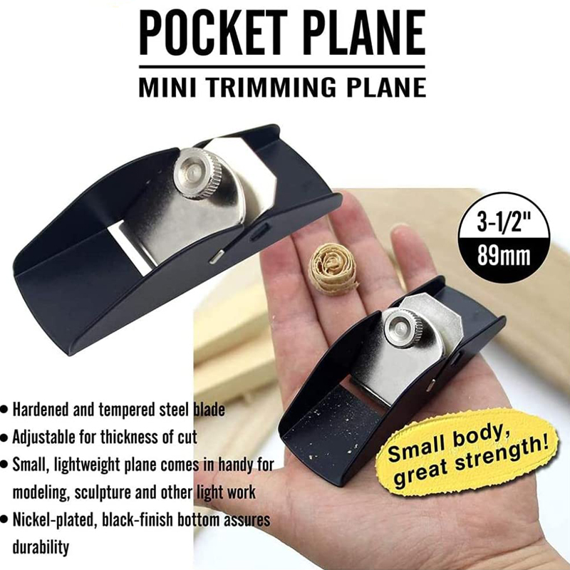 2 Buah Serut Kayu Mini, Alat P - Hand Plane Block ulasan dan harga