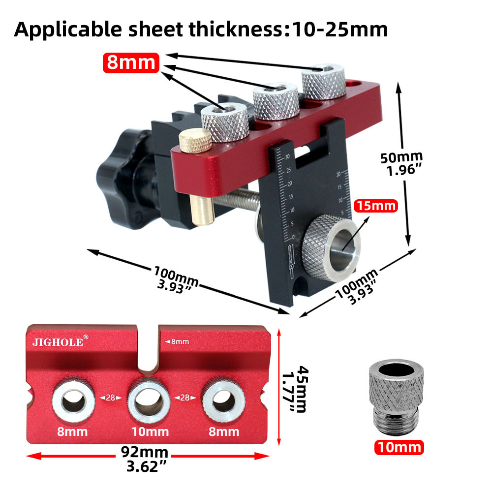Alat Bantu Pengeboran Lubang K - Dowel Jig Kit ulasan dan harga