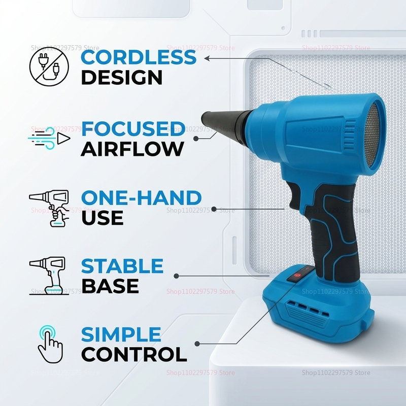 18V Brushless Cordless Air Dus - Tools In Electrical Workshop ulasan dan harga
