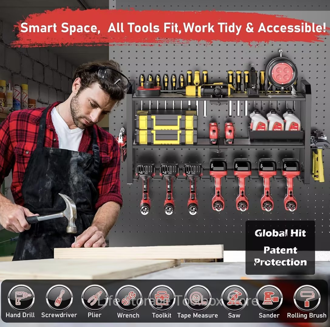 Rak Penyimpanan Alat Dinding M - Tools In Electrical Workshop ulasan dan harga